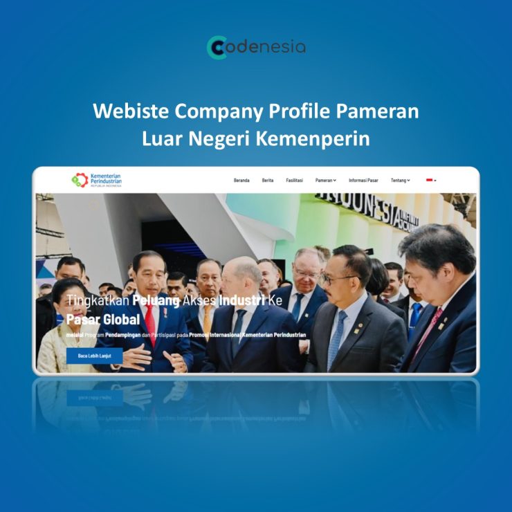 Website Pameran Luar Negeri Kemenperin