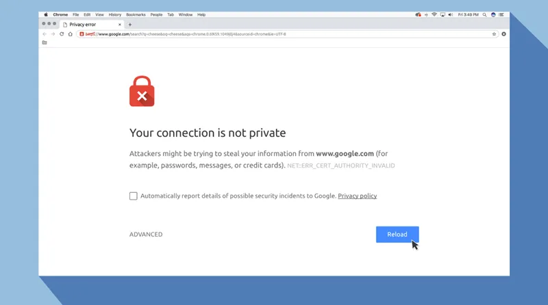 Langkah-Langkah Mengatasi "Your Internet Is Not Private" di Google Chrome