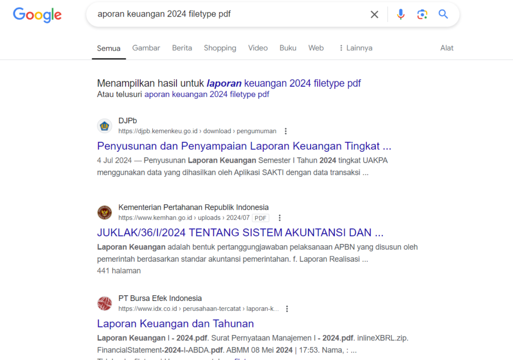 cara efektif menggunakan search engine google